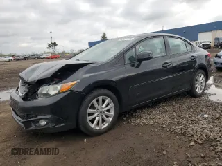 2012 Honda Civic EX with VIN 19XFB2F83CE007680, listed as a Copart auction lot 55424105 with 151,742 mi miles and Clean Title. Bid and sale history available at DreamBid. Image 1.