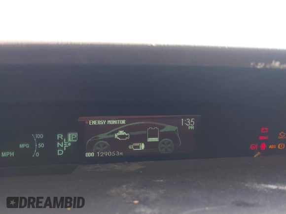 2010 Toyota Prius II with VIN JTDKN3DU8A0111809, listed as a IAAI auction lot 42069703 with 129,053 mi miles. Bid and sale history available at carsss.com. Image 7.