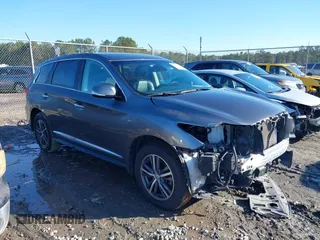2019 Infiniti QX60 LUXE with VIN 5N1DL0MN7KC532048, listed as a IAAI auction lot 41206582 with 77,675 mi miles. Bid and sale history available at carsss.com. Image 13.