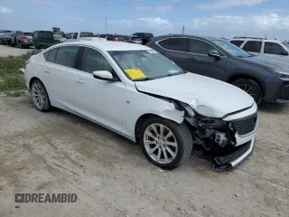 2020 Cadillac CT5 Luxury with VIN 1G6DM5RK9L0126887, listed as a Copart auction lot 76108594 with Not provided miles and Non repairable. Bid and sale history available at DreamBid. Image 4.