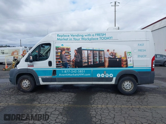 2014 Ram ProMaster Cargo with VIN 3C6URVHGXEE117547, listed as a IAAI auction lot 41904561 with 205,300 mi miles and . Bid and sale history available at DreamBid. Image 14.