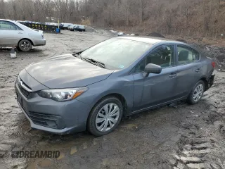 2021 Subaru Impreza with VIN 4S3GKAA60M1606108, listed as a Copart auction lot 46783725 with 65,998 mi miles and Salvage title. Bid and sale history available at DreamBid. Image 1.
