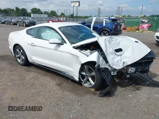 2021 Ford Mustang EcoBoost with VIN 1FA6P8THXM5153232, listed as a IAAI auction lot 42458757 with 45,267 mi miles and . Bid and sale history available at DreamBid. Image 1.