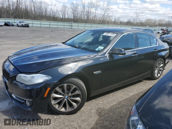 2014 BMW 5 Series 528i xDrive with VIN WBA5A7C59ED614738, listed as a Copart auction lot 53877125 with 151,190 mi miles and Salvage Title. Bid and sale history available at DreamBid. Image 1.