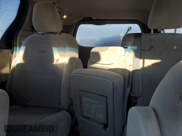 2017 Toyota Sienna LE Auto Access Seat with VIN 5TDKZ3DC7HS767177, listed as a Copart auction lot 87595095 with 226,706 mi miles and Salvage Title. Bid and sale history available at carsss.com. Image 10.
