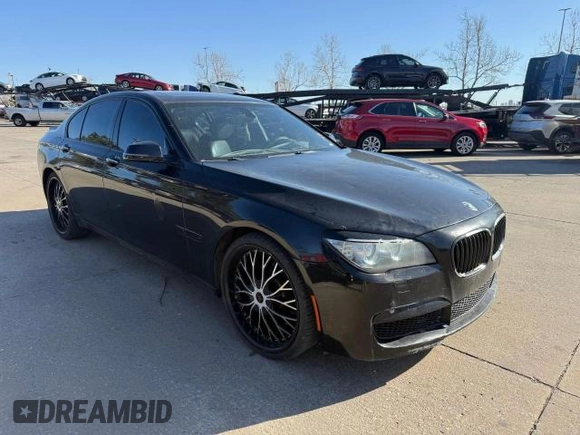 2013 BMW 7 Series 750i with VIN WBAYA8C5XDC996785, listed as a Copart auction lot 48892145 with 134,427 mi miles and Clean Title. Bid and sale history available at DreamBid. Image 1.