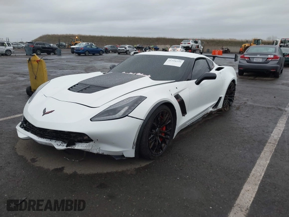 2016 Chevrolet Corvette Z06 3LZ with VIN 1G1YU2D62G5600588, listed as a IAAI auction lot 41194235 with 57,537 mi miles. Bid and sale history available at carsss.com. Image 17.