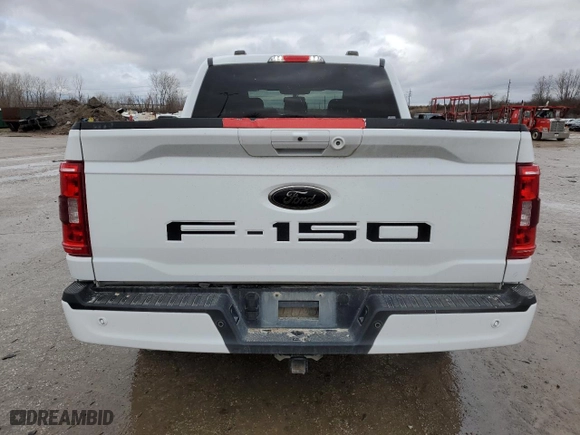 2022 Ford F-150 XL with VIN 1FTFW1E53NFB16431, listed as a Copart auction lot 43341245 with 90,340 mi miles and Salvage Title. Bid and sale history available at carsss.com. Image 6.