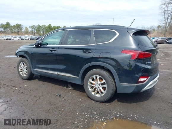 2019 Hyundai Santa Fe SE with VIN 5NMS2CAD3KH092150, listed as a IAAI auction lot 41902766 with 46,595 mi miles and . Bid and sale history available at DreamBid. Image 14.