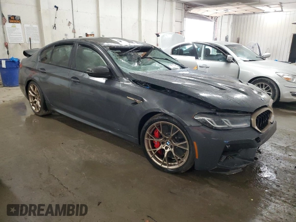 2022 BMW 5 Series with VIN WBS73CH05NCJ79145, listed as a Copart auction lot 78401254 with Not provided miles and Salvage title. Bid and sale history available at DreamBid. Image 4.