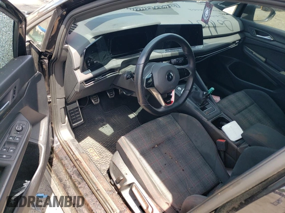 2022 Volkswagen Golf GTI SE with VIN WVWN87CD5NW139650, listed as a Copart auction lot 51297123 with 0 mi miles and Salvage Title. Bid and sale history available at carsss.com. Image 8.