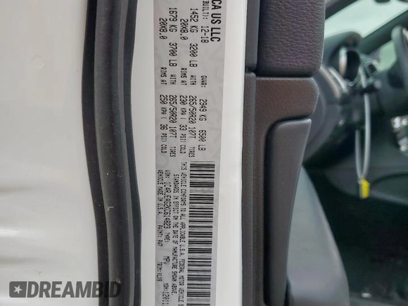2019 Jeep Grand Cherokee Altitude z VIN 1C4RJEAG2KC614823, wystawiony jako Copart lot #56075955 z przebiegiem 86 189 mil mil oraz Szkoda całkowita • Salvage title. Historia ofert i sprzedaży dostępna na DreamBid. Obrazek 12.
