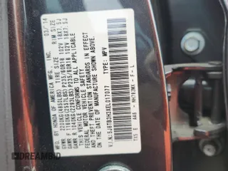 2014 Acura RDX with VIN 5J8TB3H3XEL017077, listed as a Copart auction lot 60435345 with 112,521 mi miles and Salvage title. Bid and sale history available at DreamBid. Image 13.