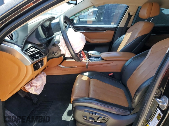 2015 BMW X6 xDrive50i with VIN 5UXKU6C58F0F94418, listed as a Copart auction lot 49420273 with 93,864 mi miles. Bid and sale history available at carsss.com. Image 7.