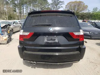 2010 BMW X3 xDrive30i with VIN WBXPC9C44AWJ32723, listed as a Copart auction lot 53875935 with 128,080 mi miles and Clean Title. Bid and sale history available at carsss.com. Image 6.