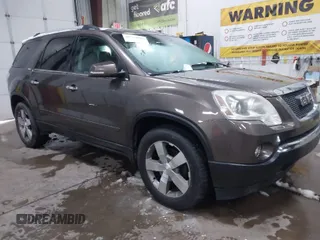 2011 GMC Acadia SLT1 with VIN 1GKKRREDXBJ331099, listed as a IAAI auction lot 41950066 with 128,067 mi miles. Bid and sale history available at carsss.com. Image 1.