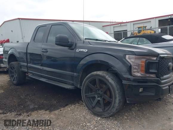 2018 Ford F-150 XL with VIN 1FTEX1EP1JKC22405, listed as a IAAI auction lot 42143837 with 111,597 mi miles and . Bid and sale history available at DreamBid. Image 1.