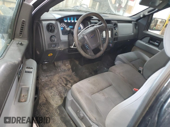 2014 Ford F-150 XL with VIN 1FTMF1EM3EKE99275, listed as a Copart auction lot 48309175 with 213,384 mi miles and Salvage Title. Bid and sale history available at carsss.com. Image 8.