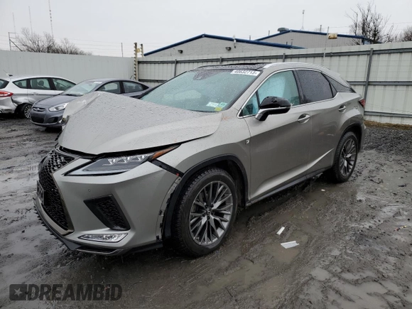 2020 Lexus RX with VIN 2T2YZMDA3LC217082, listed as a Copart auction lot 40632713 with 47,450 mi miles. Bid and sale history available at carsss.com. Image 1.