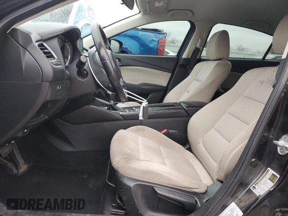 2016 Mazda 6 i Sport with VIN JM1GJ1U5XG1423261, listed as a Copart auction lot 48309005 with 113,305 mi miles and Salvage Title. Bid and sale history available at DreamBid. Image 7.