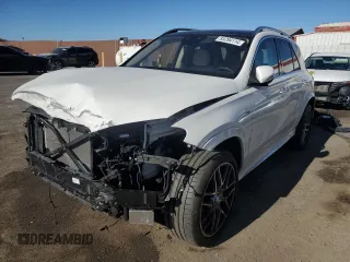 2022 Mercedes-Benz GLE 53 AMG with VIN 4JGFB6BB9NA633759, listed as a Copart auction lot 85394114 with 7,836 mi miles and Salvage title. Bid and sale history available at DreamBid. Image 1.