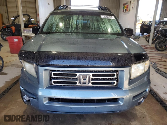 2006 Honda Ridgeline RT with VIN 2HJYK16246H556775, listed as a Copart auction lot 76258324 with 242,241 mi miles and Salvage Title. Bid and sale history available at carsss.com. Image 5.