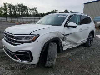 2022 Volkswagen Atlas SEL Premium R-Line z VIN 1V2FR2CA8NC528907, wystawiony jako Copart lot #60201125 z przebiegiem 26 125 mil mil oraz Szkoda całkowita • Salvage title. Historia ofert i sprzedaży dostępna na DreamBid. Obrazek 1.