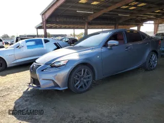 2016 Lexus IS 350 with VIN JTHBE1D2XG5028444, listed as a Copart auction lot 49664005 with 85,036 mi miles and Salvage Title. Bid and sale history available at carsss.com. Image 1.