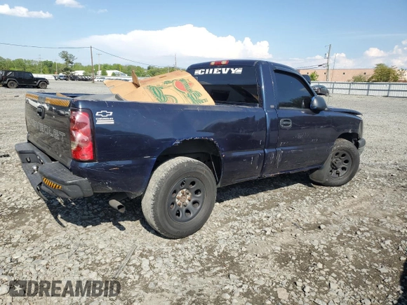 2005 Chevrolet Silverado 1500 with VIN 1GCEC14X65Z358829, listed as a Copart auction lot 55583695 with Not Provided miles and Clean Title. Bid and sale history available at DreamBid. Image 3.