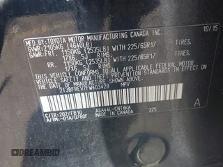 2015 Toyota RAV4 LE with VIN 2T3BFREV7FW403428, listed as a IAAI auction lot 42333849 with 218,046 mi miles and . Bid and sale history available at DreamBid. Image 9.