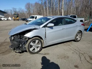2012 Hyundai Elantra GLS PZEV with VIN 5NPDH4AE2CH077987, listed as a Copart auction lot 47399855 with 125,772 mi miles and Salvage Title. Bid and sale history available at carsss.com. Image 1.