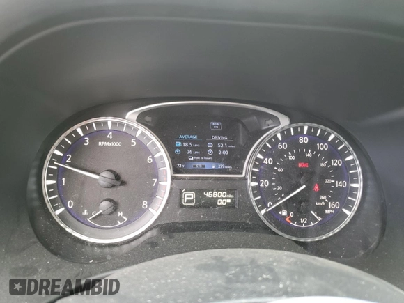 2017 Infiniti QX60 with VIN 5N1DL0MM3HC544214, listed as a Copart auction lot 53092225 with 46,800 mi miles and Salvage Title. Bid and sale history available at DreamBid. Image 9.