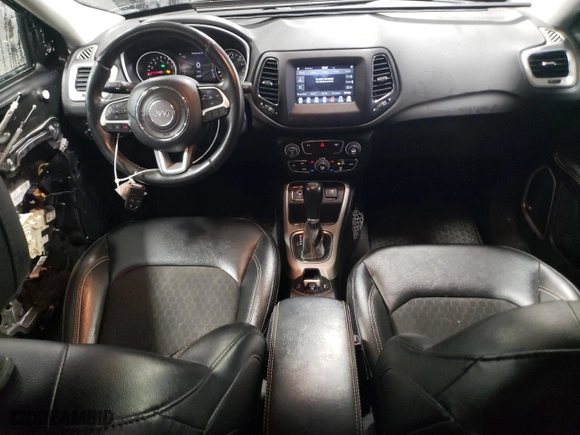 2018 Jeep Compass Latitude with VIN 3C4NJCBB0JT376706, listed as a Copart auction lot 45966665 with 66,489 mi miles and Salvage Title. Bid and sale history available at carsss.com. Image 8.