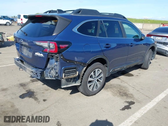 2022 Subaru Outback Premium with VIN 4S4BTAFC6N3173756, listed as a IAAI auction lot 41837254 with 48,809 mi miles. Bid and sale history available at carsss.com. Image 4.