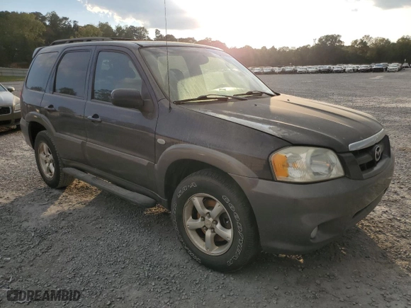 2006 Mazda Tribute s with VIN 4F2YZ96126KM10552, listed as a Copart auction lot 73911104 with 0 mi miles and Salvage Title. Bid and sale history available at carsss.com. Image 4.