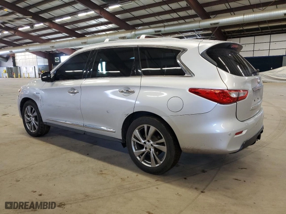 2014 Infiniti QX60 Hybrid with VIN 5N1CL0MM3EC505033, listed as a Copart auction lot 50041515 with 127,047 mi miles and Salvage Title. Bid and sale history available at carsss.com. Image 2.