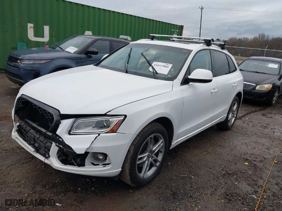 2013 Audi Q5 Premium Plus with VIN WA1LFAFP3DA008965, listed as a IAAI auction lot 41051980 with 95,802 mi miles. Bid and sale history available at carsss.com. Image 2.
