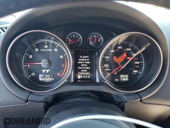 2009 Audi TT z VIN TRUKF38J491011800, wystawiony jako Copart lot #77225474 z przebiegiem 71 920 mil mil oraz Szkoda całkowita • Salvage title. Historia ofert i sprzedaży dostępna na DreamBid. Obrazek 9.
