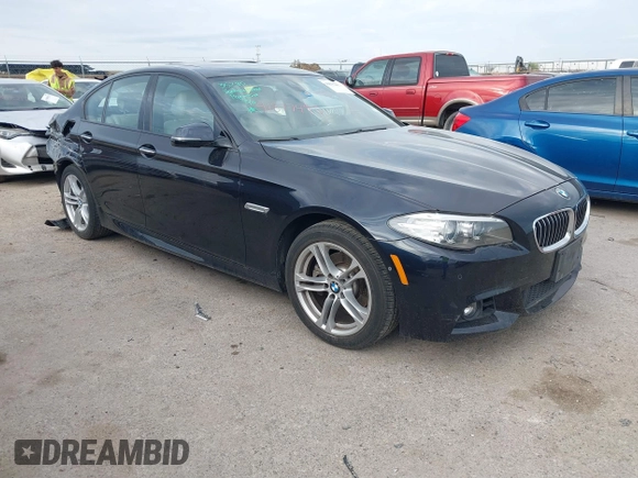 2016 BMW 5 Series 528i with VIN WBA5A5C53GD529580, listed as a IAAI auction lot 41877495 with 41,003 mi miles. Bid and sale history available at carsss.com. Image 1.