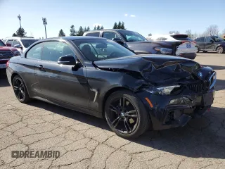 2017 BMW 4 Series 430i xDrive with VIN WBA4U9C50H5D44136, listed as a Copart auction lot 45125794 with 72,368 mi miles and Salvage title. Bid and sale history available at DreamBid. Image 4.