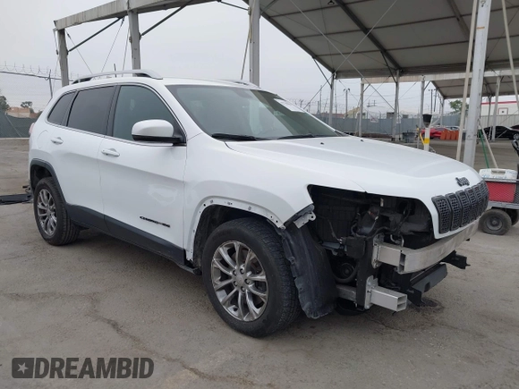 2020 Jeep Cherokee Latitude Plus with VIN 1C4PJLLB8LD601289, listed as a IAAI auction lot 42725984 with 121,533 mi miles and . Bid and sale history available at DreamBid. Image 1.
