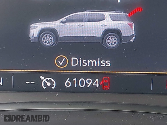 2023 GMC Acadia SLT with VIN 1GKKNML4XPZ156685, listed as a IAAI auction lot 42231988 with 61,094 mi miles and . Bid and sale history available at DreamBid. Image 15.