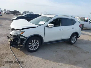 2019 Nissan Rogue SV with VIN KNMAT2MT7KP528124, listed as a IAAI auction lot 41898662 with 70,909 mi miles. Bid and sale history available at carsss.com. Image 15.
