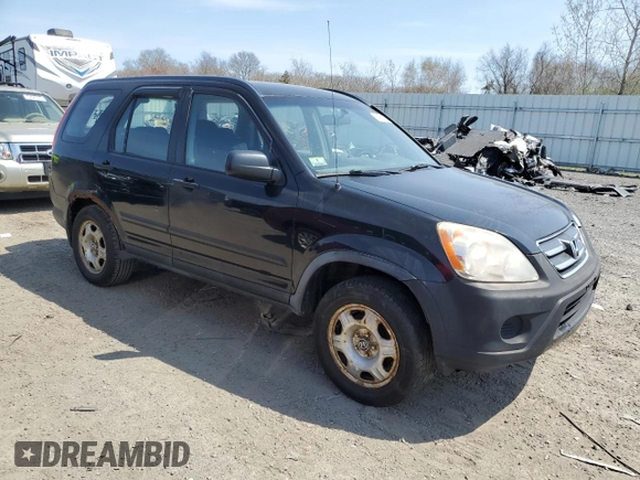 2006 Honda CR-V LX with VIN JHLRD78556C000946, listed as a Copart auction lot 54084955 with 234,159 mi miles and Clean Title. Bid and sale history available at carsss.com. Image 4.