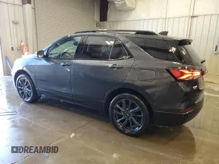 2022 Chevrolet Equinox RS with VIN 3GNAXWEV5NS186231, listed as a Copart auction lot 55881605 with 21,840 mi miles and Salvage title. Bid and sale history available at DreamBid. Image 2.