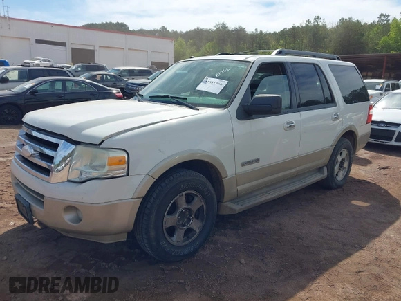 2008 Ford Expedition Eddie Bauer z VIN 1FMFU17548LA68720, wystawiony jako IAAI lot #41881966 z przebiegiem 277 825 mil mil oraz . Historia ofert i sprzedaży dostępna na DreamBid. Obrazek 2.