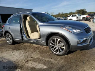 2017 Infiniti QX50 with VIN JN1BJ0RP0HM382530, listed as a Copart auction lot 48256355 with 98,854 mi miles and Salvage Title. Bid and sale history available at carsss.com. Image 4.
