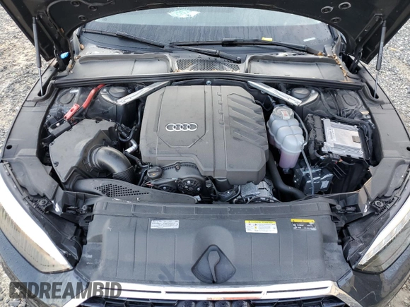 2022 Audi A5 Sportback Premium Plus with VIN WAUCBCF56NA010395, listed as a Copart auction lot 67893063 with 17,373 mi miles. Bid and sale history available at carsss.com. Image 11.