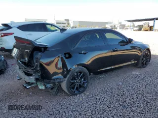 2016 Cadillac ATS-V with VIN 1G6AN5RY0G0100818, listed as a Copart auction lot 87074214 with 109,275 mi miles and Salvage Title. Bid and sale history available at carsss.com. Image 3.