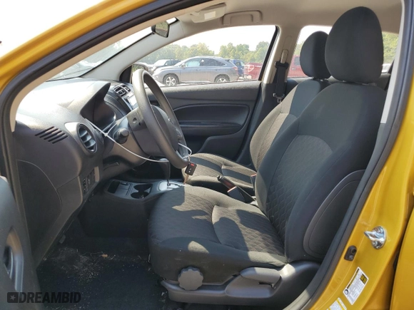 2021 Mitsubishi Mirage ES with VIN ML32AUHJ3MH004936, listed as a Copart auction lot 69059004 with 23,941 mi miles and Salvage Title. Bid and sale history available at carsss.com. Image 7.